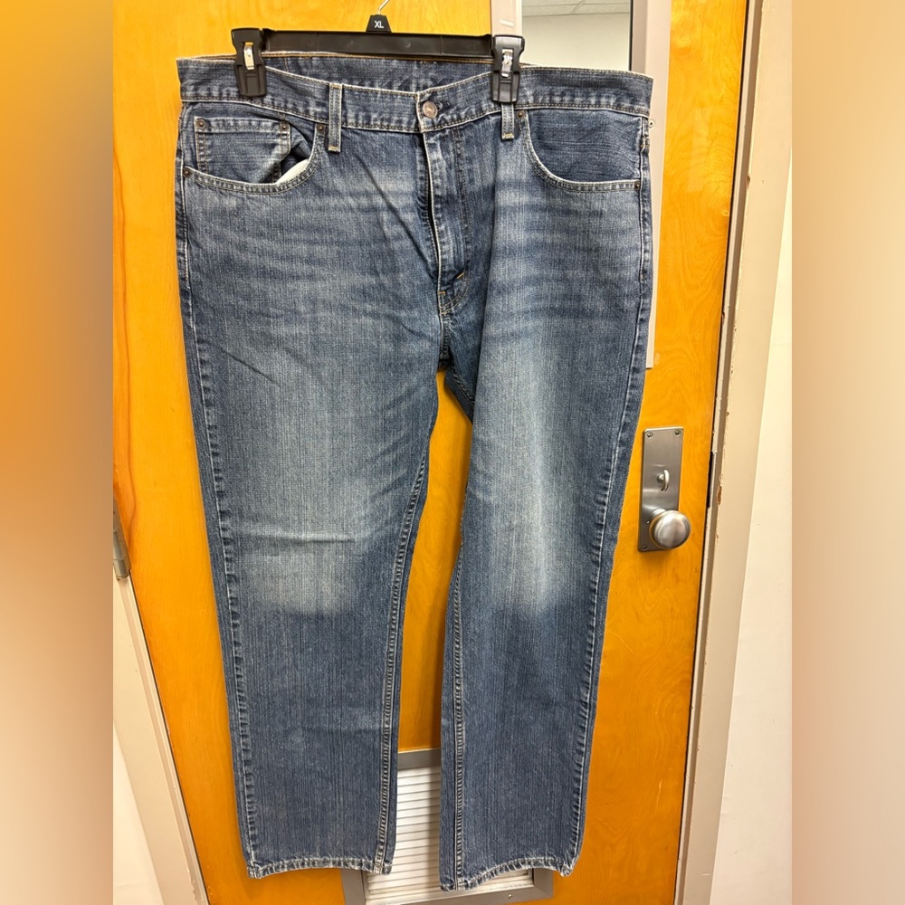 Levi's Men's Straight Jeans in Blue Denim